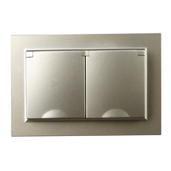 Электрическая розетка IEK BRITE BR-R26-16-44-K37-F - фото 2