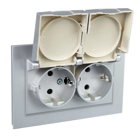 Электрическая розетка IEK BRITE BR-R26-16-44-K47-F - фото 3