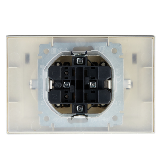 Электрическая розетка IEK BRITE BR-R26-16-44-K47-F - фото 4