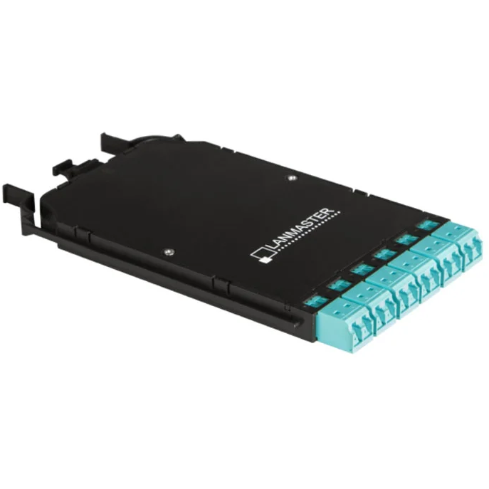 Оптическая кассета Lanmaster LAN-MCCB-1M-12LC/OM3