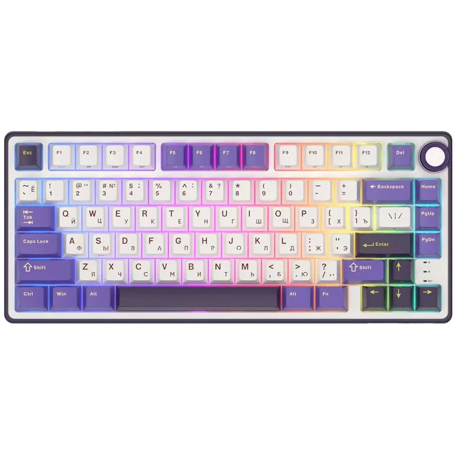 Клавиатура Royal Kludge R75 Blackberry (Silver Switch) - 6935280824722