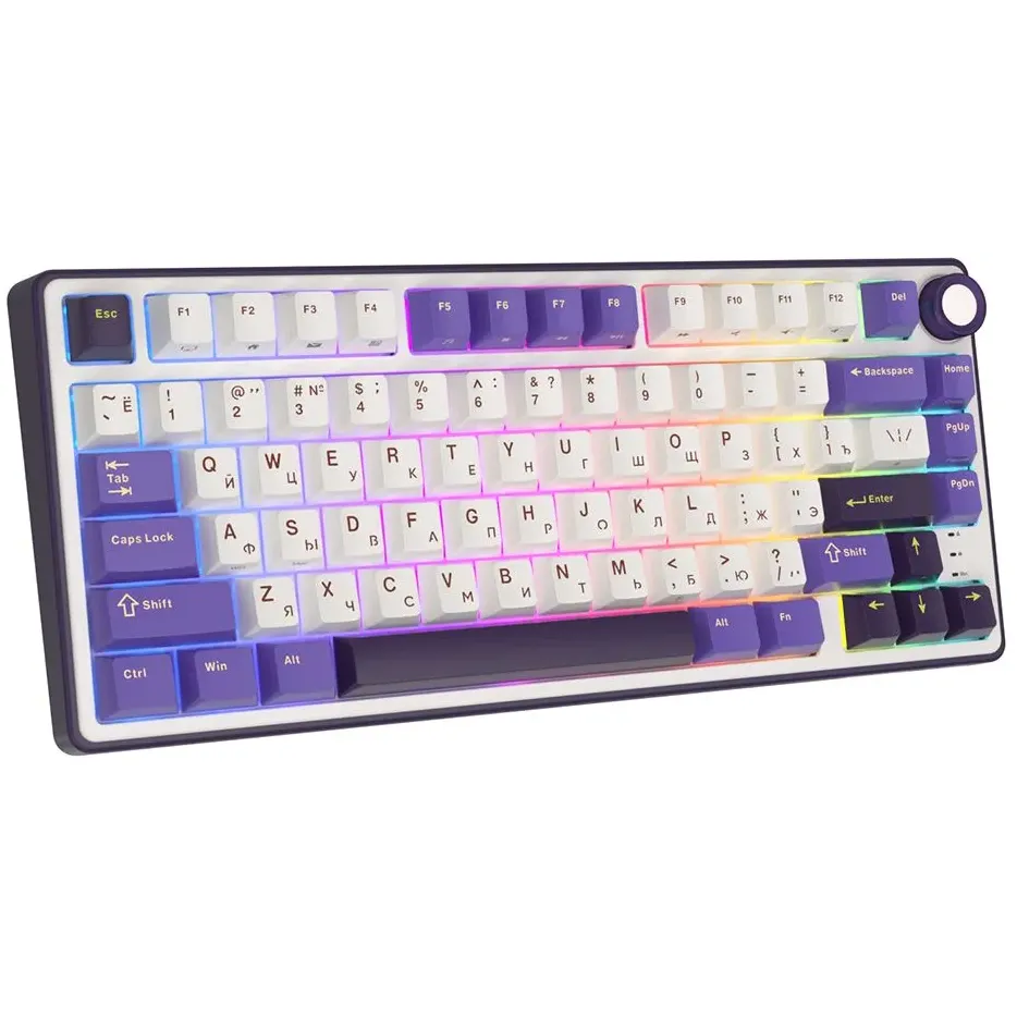 Клавиатура Royal Kludge R75 Blackberry (Silver Switch) - 6935280824722 - фото 3