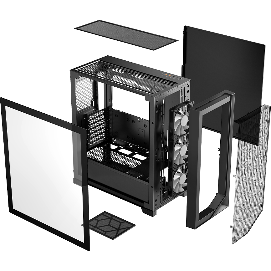 Корпус PCcooler C3D510 BK - фото 5