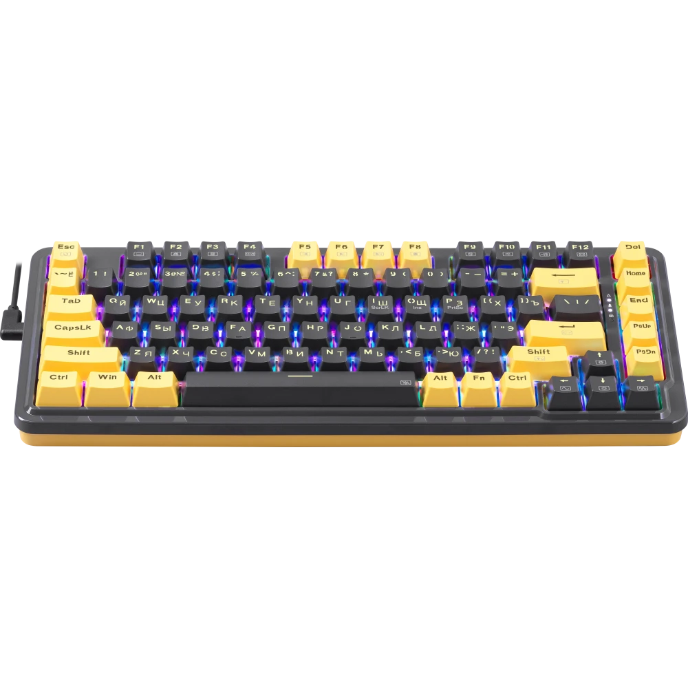 Клавиатура Redragon Elf Black/Yellow - 71664 - фото 2