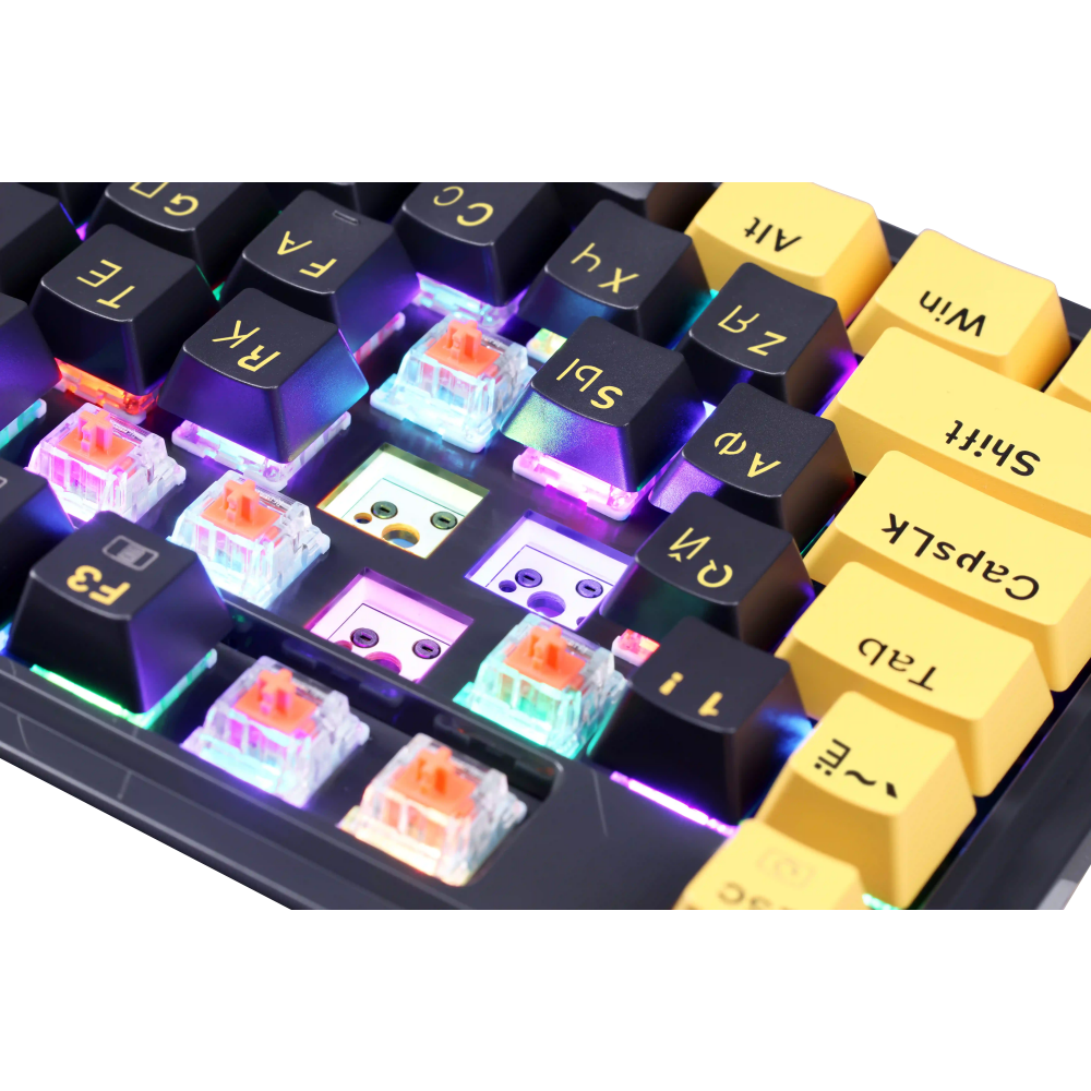 Клавиатура Redragon Elf Black/Yellow - 71664 - фото 7