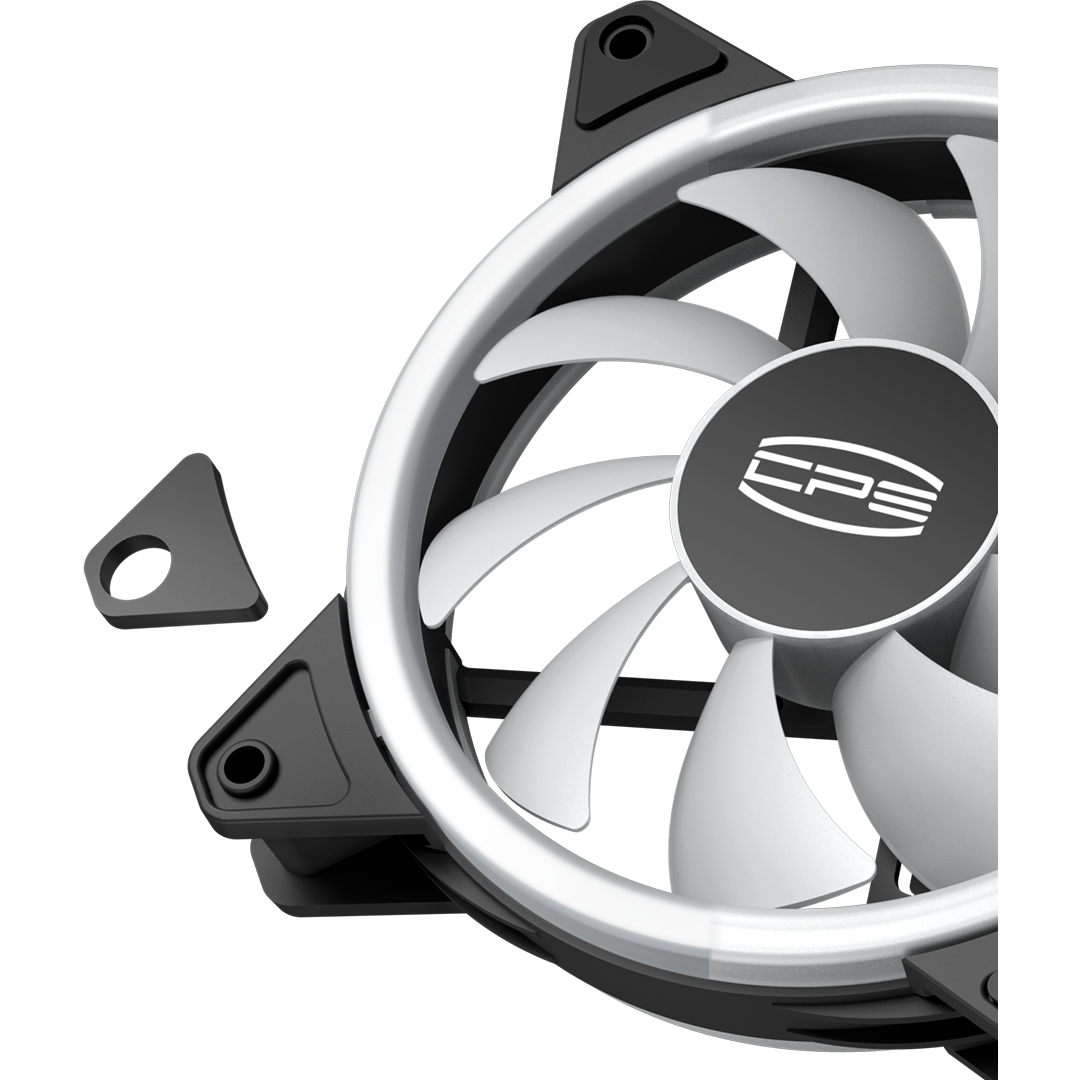 Вентилятор для корпуса PCcooler F3 T120 ARGB Black - F3 T120 ARGB BK - фото 3