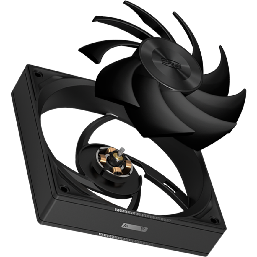 Вентилятор для корпуса PCcooler F5 R120 Black - F5R120 BK - фото 8