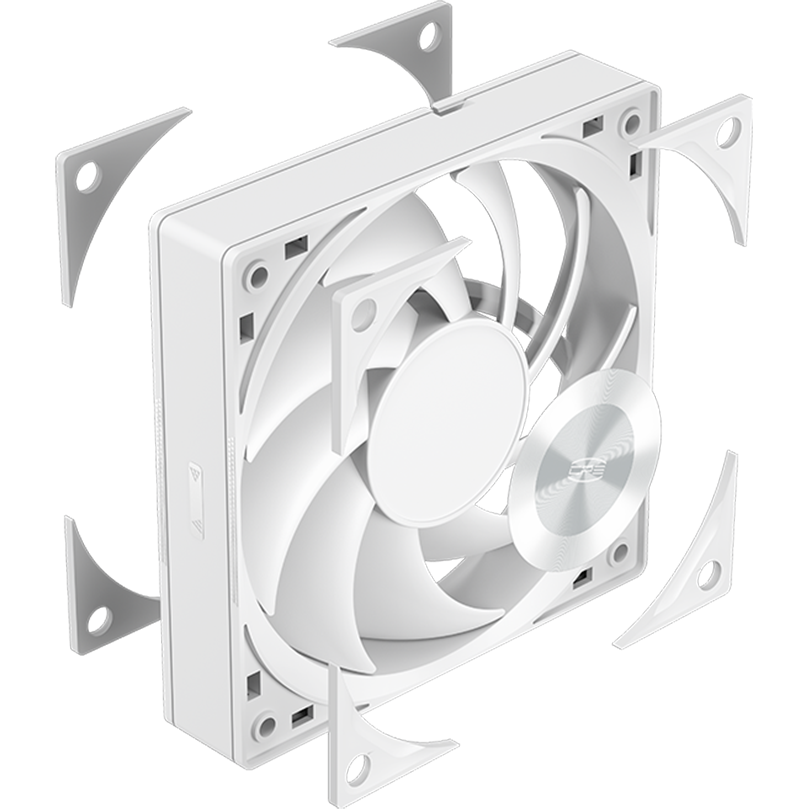 Вентилятор для корпуса PCcooler F5 R120 White - F5R120 WH - фото 6