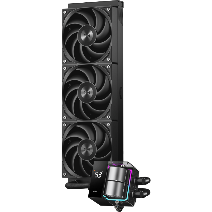 Система жидкостного охлаждения PCcooler DS360 Black - DS360 BK - фото 2