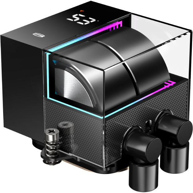 Система жидкостного охлаждения PCcooler DS360 Black - DS360 BK - фото 3