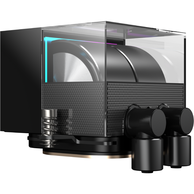 Система жидкостного охлаждения PCcooler DS360 Black - DS360 BK - фото 4