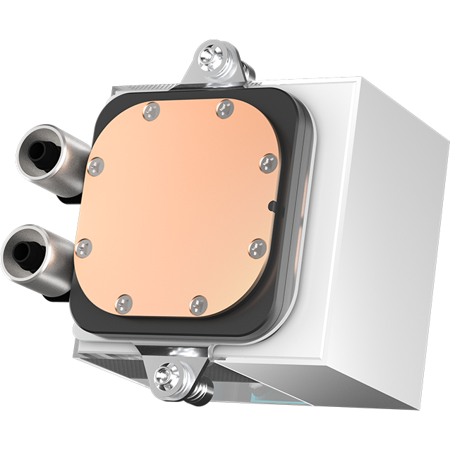 Система жидкостного охлаждения PCcooler DS360 WH - фото 4