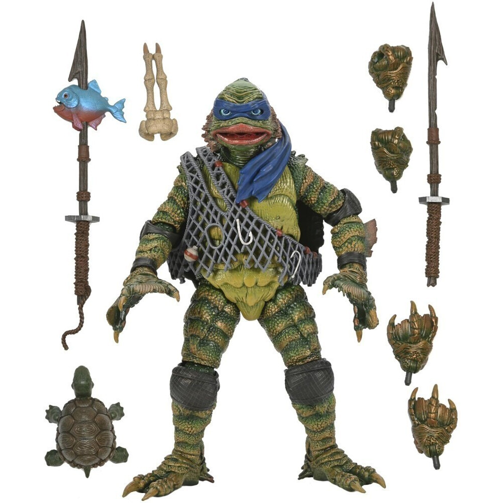 Фигурка NECA Universal Monsters X Teenage Mutant Ninja Turtles Leonardo as The Creature - 2543016 - фото 3