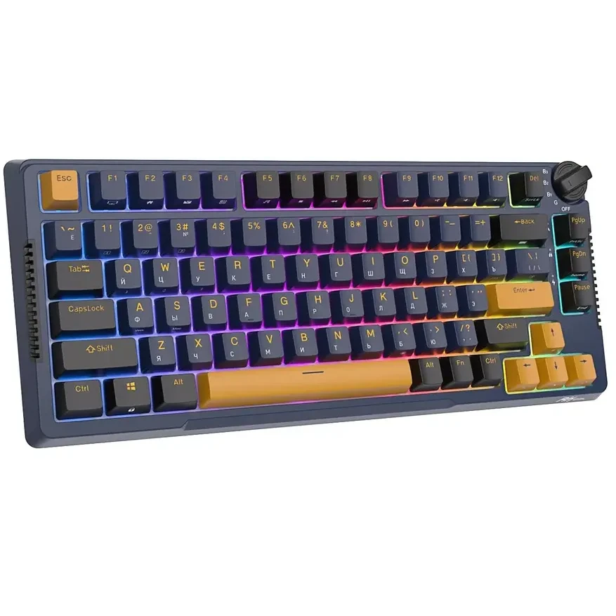 Клавиатура Royal Kludge RK-H81 Star Night (Sky Cyan Switch) - 6935280824739 - фото 2