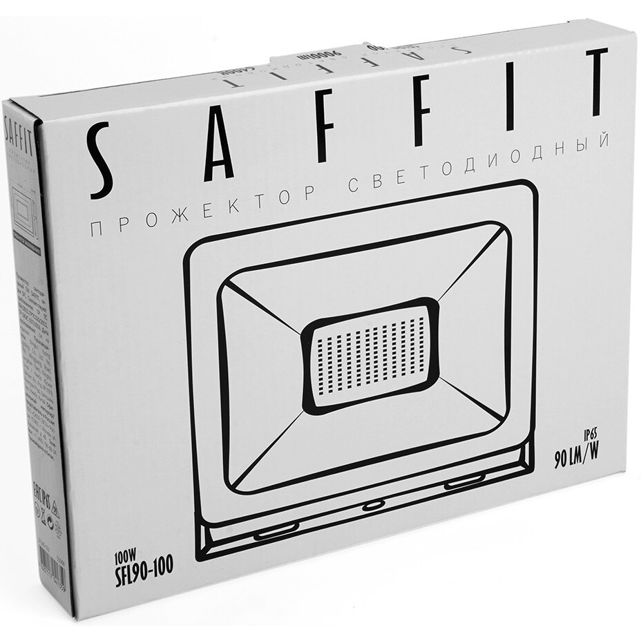 Прожектор Saffit SFL90-100 6400K Black - 55068 - фото 5