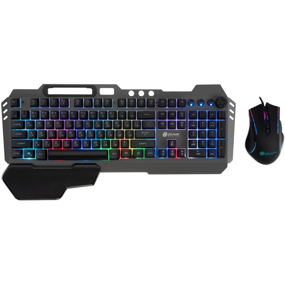 Клавиатура + мышь Oklick 700GMK Black - 1533156