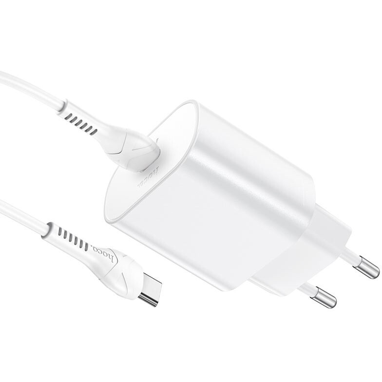 Сетевое зарядное устройство HOCO N22 White - 6931474760067 - фото 2