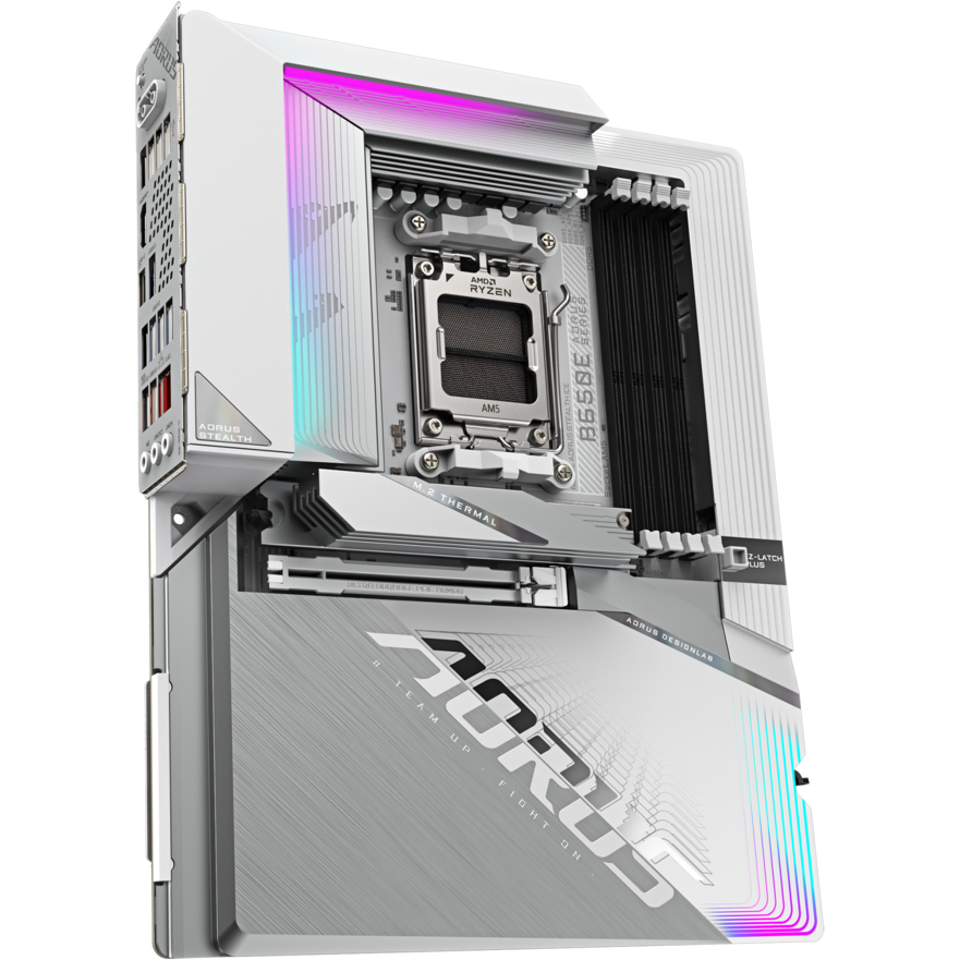 Материнская плата Gigabyte B650E AORUS STEALTH ICE - фото 3