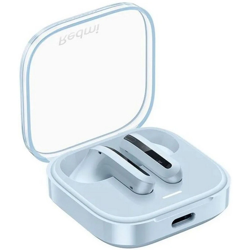 Гарнитура Xiaomi Redmi Buds 6 Active Transparent blue - BHR8394GL - фото 2