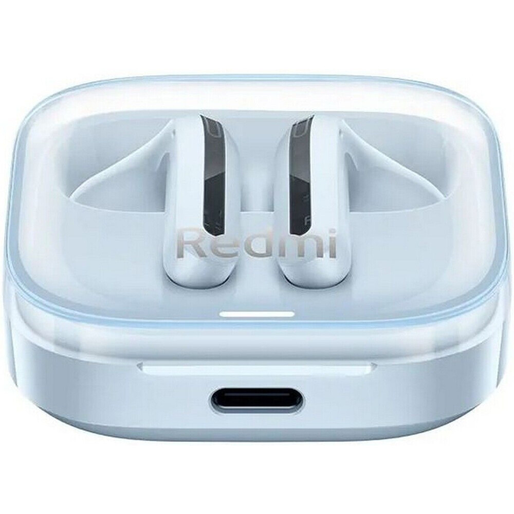 Гарнитура Xiaomi Redmi Buds 6 Active Transparent blue - BHR8394GL - фото 5