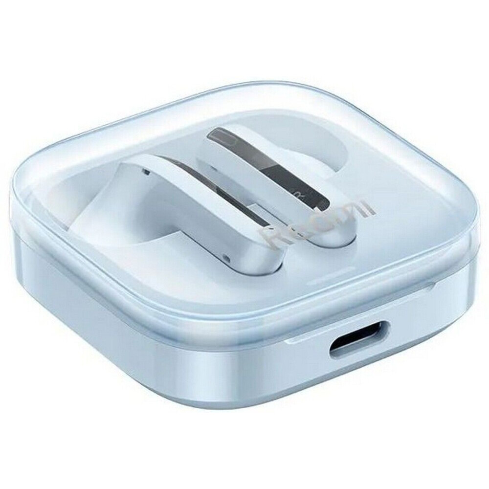 Гарнитура Xiaomi Redmi Buds 6 Active Transparent blue - BHR8394GL - фото 6