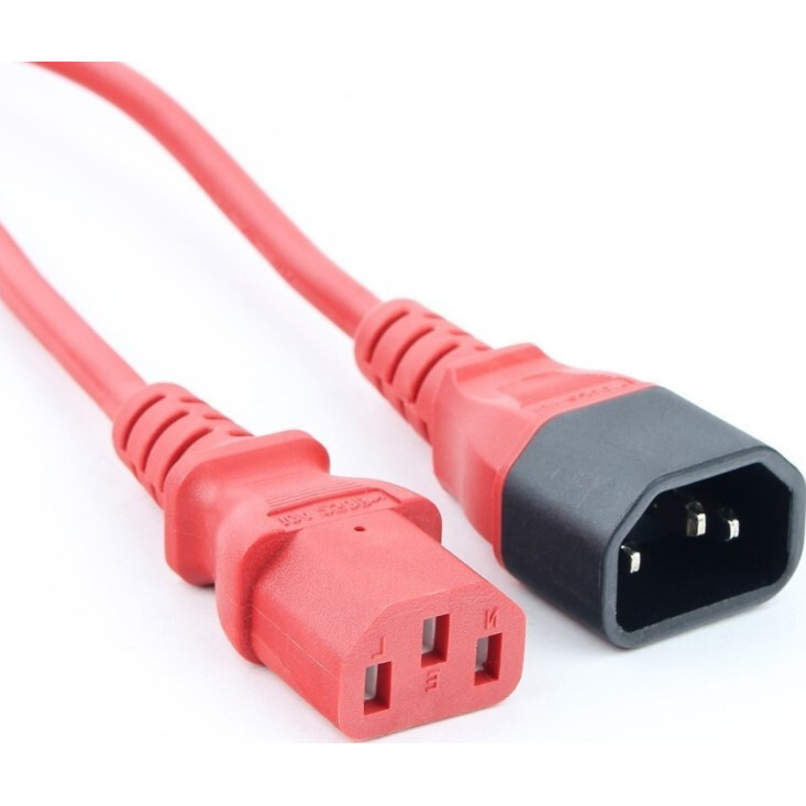 Кабель питания C13 - C14, 1м, Filum FL-PC-C13/C14-C1-1.0-RD