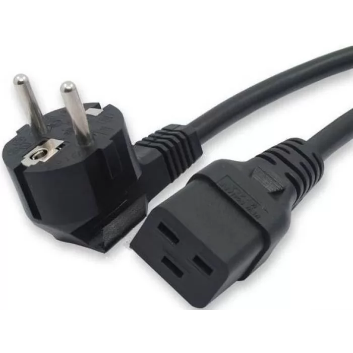 Кабель питания Schuko - C19, 1.8м, Filum FL-PC-SH90/C19-C-1.8-BK