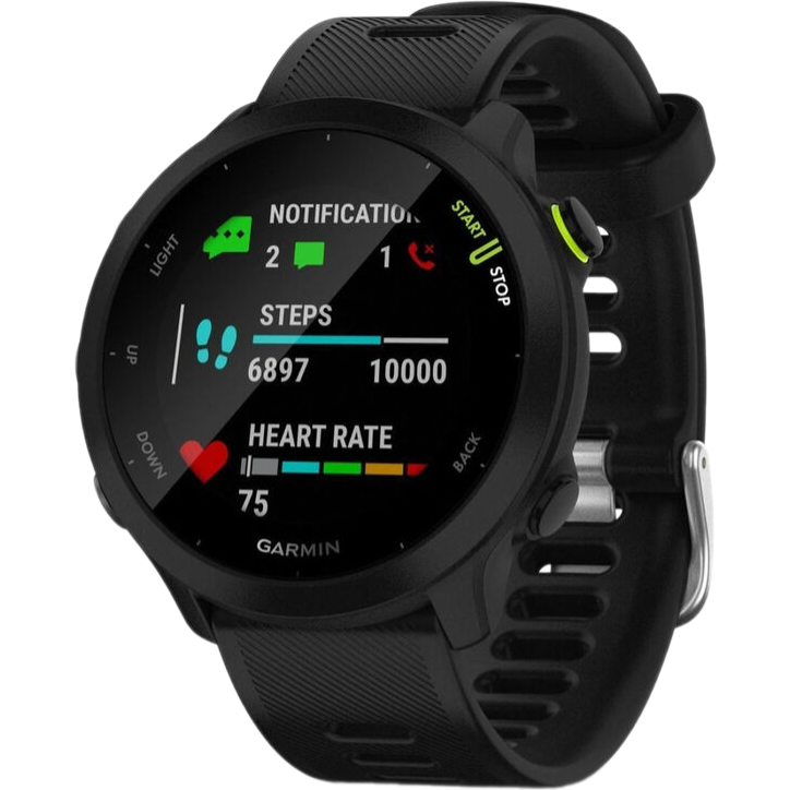 Умные часы Garmin Forerunner 55 Black - 010-02562-10 - фото 4