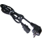 Кабель питания Schuko - C13, 0.5м, Lanmaster LAN-PP13/SHA-0.5-BK