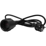 Кабель питания Schuko - Schuko, 3м, Lanmaster LAN-PPS/SH-3.0-BK