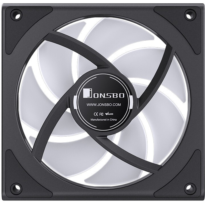 Вентилятор для корпуса Jonsbo ZK-120B Black (3 in 1) - ZK-120B(3 in 1) - фото 8