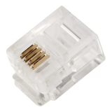 Коннектор RJ-12 TWT TWT-PL12-6P4C/JR100, 100 шт.