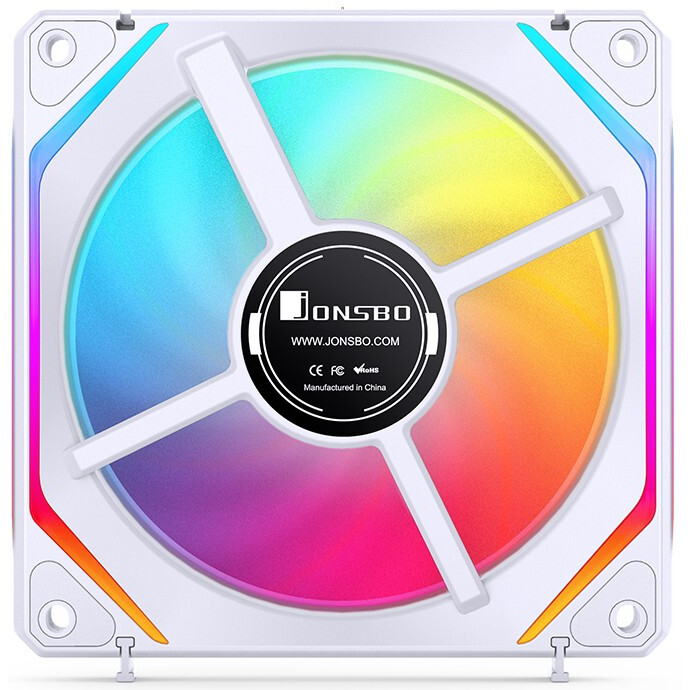 Вентилятор для корпуса Jonsbo ZL-120WR White (3 in 1) - ZL-120WR(3 in 1) - фото 4
