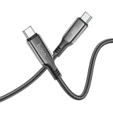 Кабель USB Type-C - USB Type-C, 1.2м, HOCO S51 Extreme Black (6931474749253)