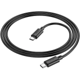 Кабель USB Type-C - USB Type-C, 1м, HOCO X88 Gratified Black (6931474783363)