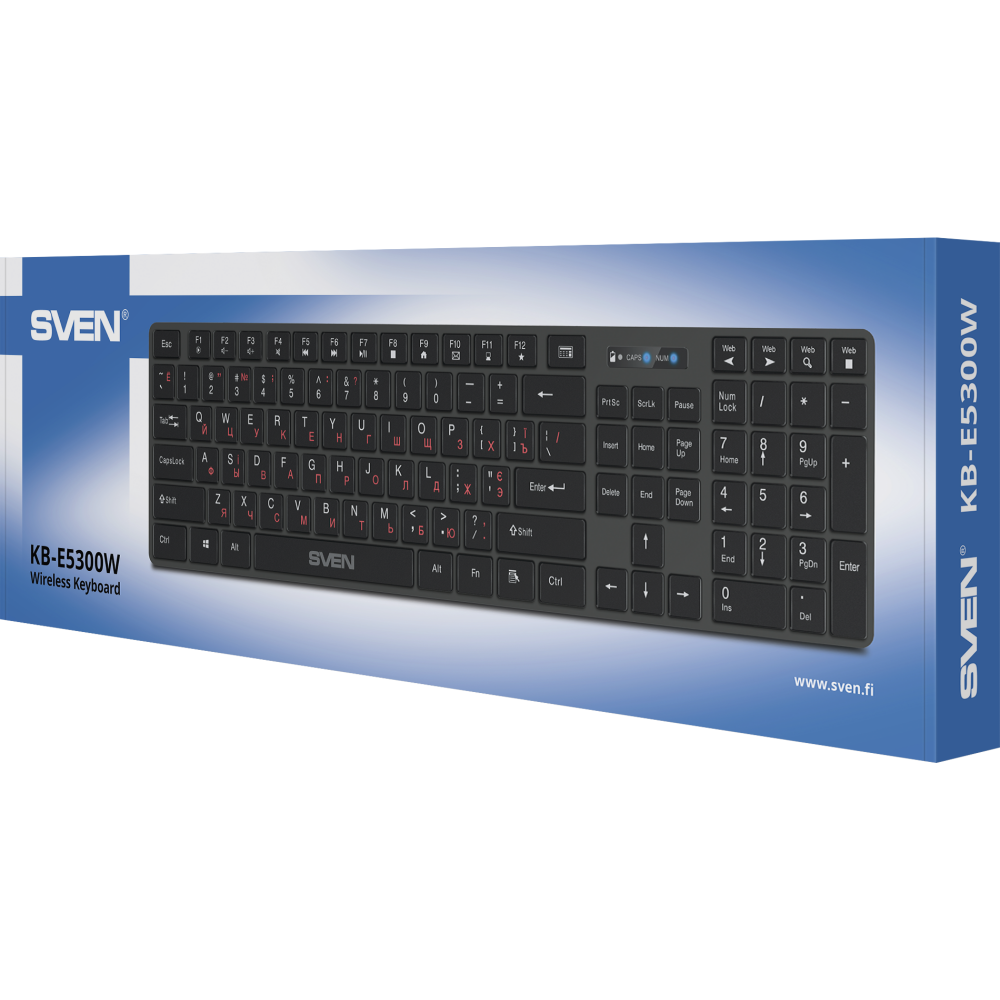 Клавиатура Sven KB-E5300W Black - SV-021139 - фото 5