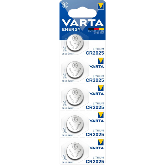 Батарейка Varta (CR2025, 5 шт.)