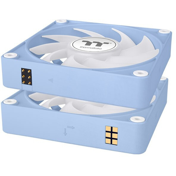 Вентилятор для корпуса Thermaltake CT120 EX ARGB Sync PC Cooling Fan Hydrangea Blue (3-Fan Pack) - CL-F196-PL12BU-A - фото 3