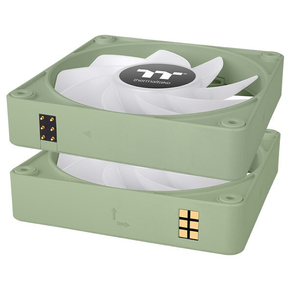 Вентилятор для корпуса Thermaltake CT120 EX ARGB Sync PC Cooling Fan Matcha Green (3-Fan Pack) - CL-F196-PL12MG-A - фото 3