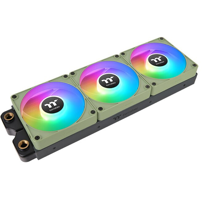 Вентилятор для корпуса Thermaltake CT120 EX ARGB Sync PC Cooling Fan Matcha Green (3-Fan Pack) - CL-F196-PL12MG-A - фото 4
