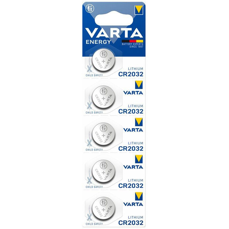 Батарейка Varta (CR2032, 5 шт.) - 4008496034727