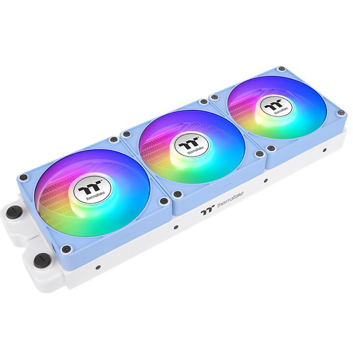 Вентилятор для корпуса Thermaltake CT120 EX Reverse ARGB Sync PC Cooling Fan Hydrangea Blue (3-Fan Pack) - CL-F198-PL12BU-A - фото 4