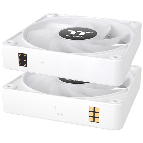 Вентилятор для корпуса Thermaltake CT140 EX Reverse ARGB Sync PC Cooling Fan White (3-Fan Pack) - CL-F195-PL14SW-A - фото 3