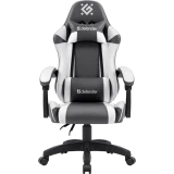 Игровое кресло Defender Fortune Grey/White (64026)