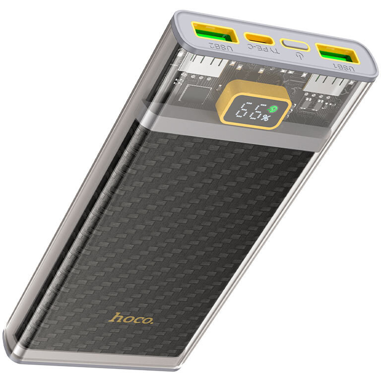 Внешний аккумулятор HOCO J103 Discovery Edition Grey - 6931474788931 - фото 2