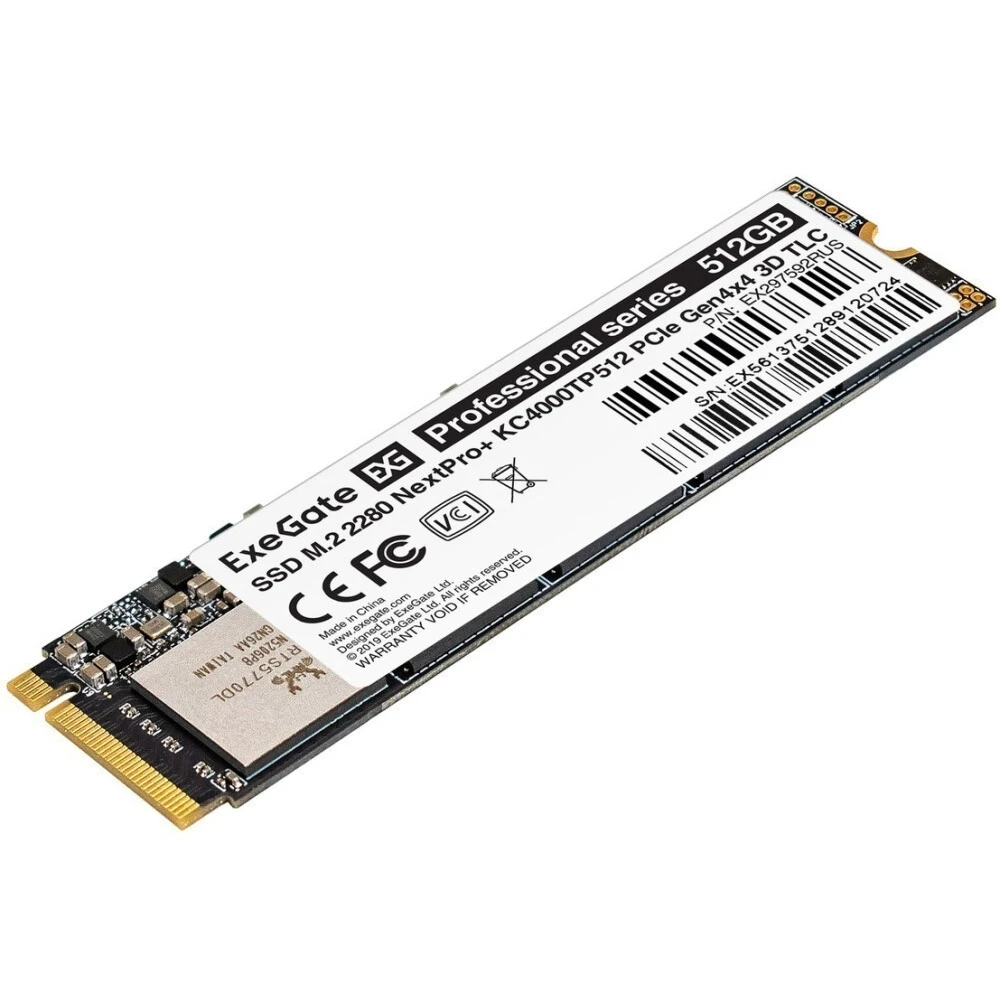 Накопитель SSD 512Gb ExeGate NextPro+ (KC4000TP512) - EX297592RUS - фото 2