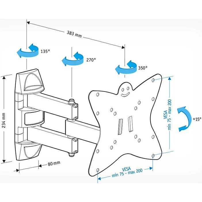 Кронштейн Holder LCDS-5038 Metallic - фото 2