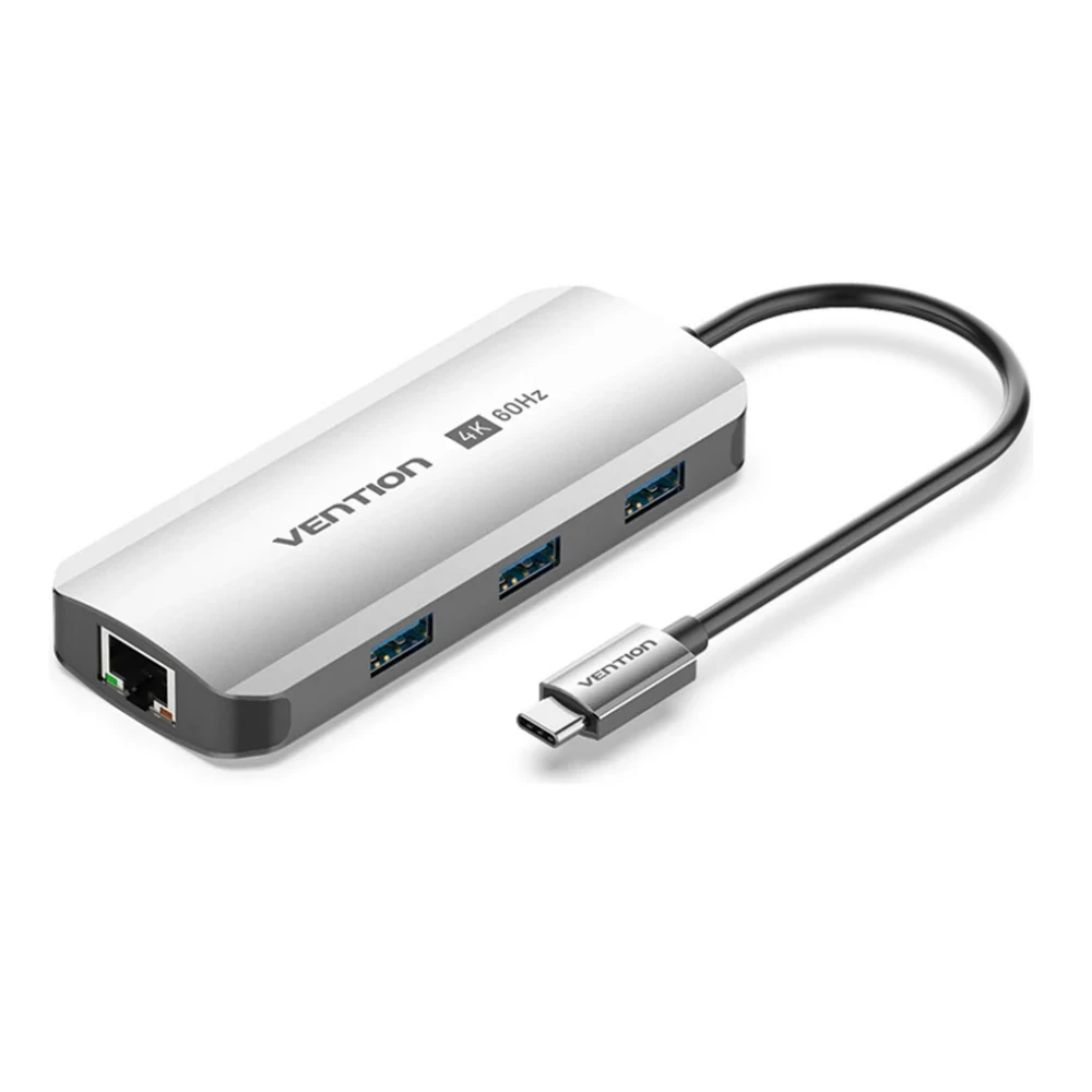 Док-станция Vention 6-in-1 USB-C Docking Station - TQHHB