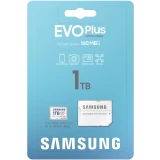 Карта памяти 1Tb MicroSD Samsung EVO Plus + SD адаптер (MB-MC1T0SA)