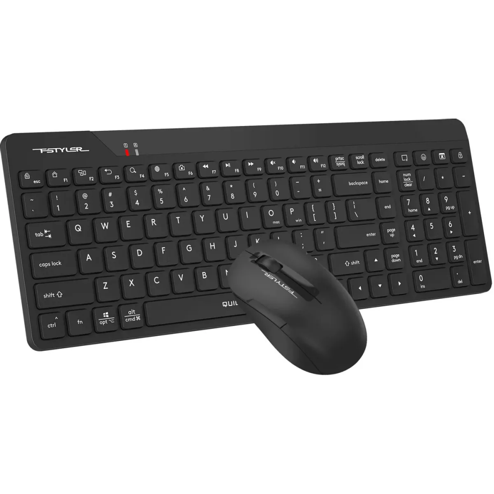 Клавиатура + мышь A4Tech Fstyler FG2300 Air2 Black - FG2300 AIR2 BLACK - фото 3